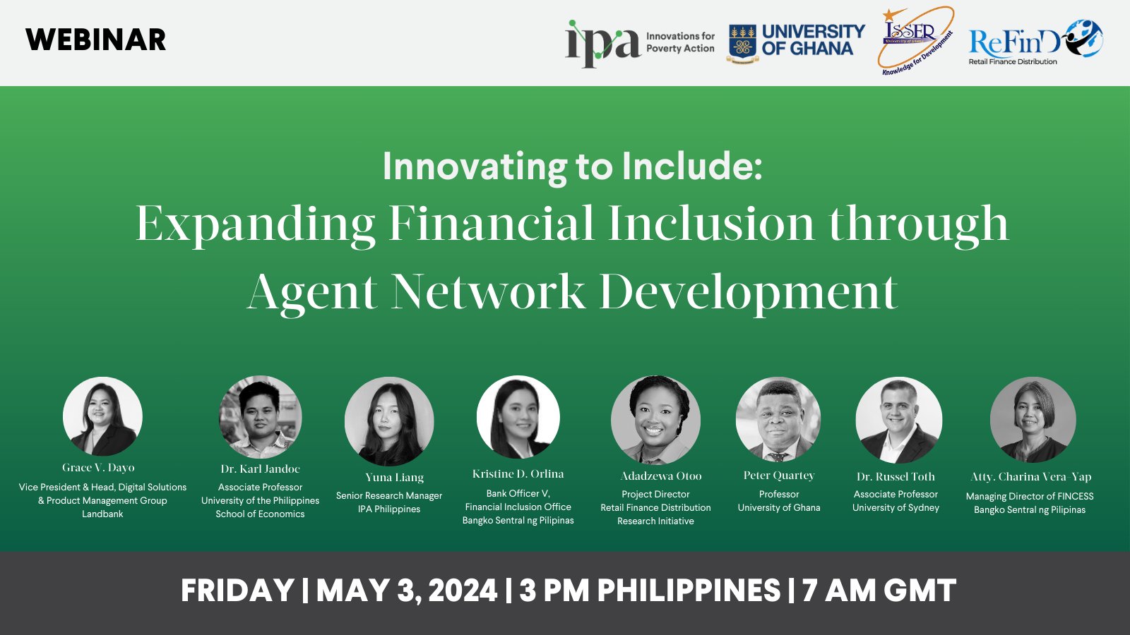 Webinar | Innovating to Include: Expanding Financial Inclusion Through Agent Network Development